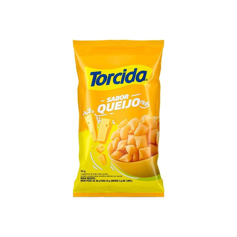 SALGADO TORCIDA QUEIJO 35G