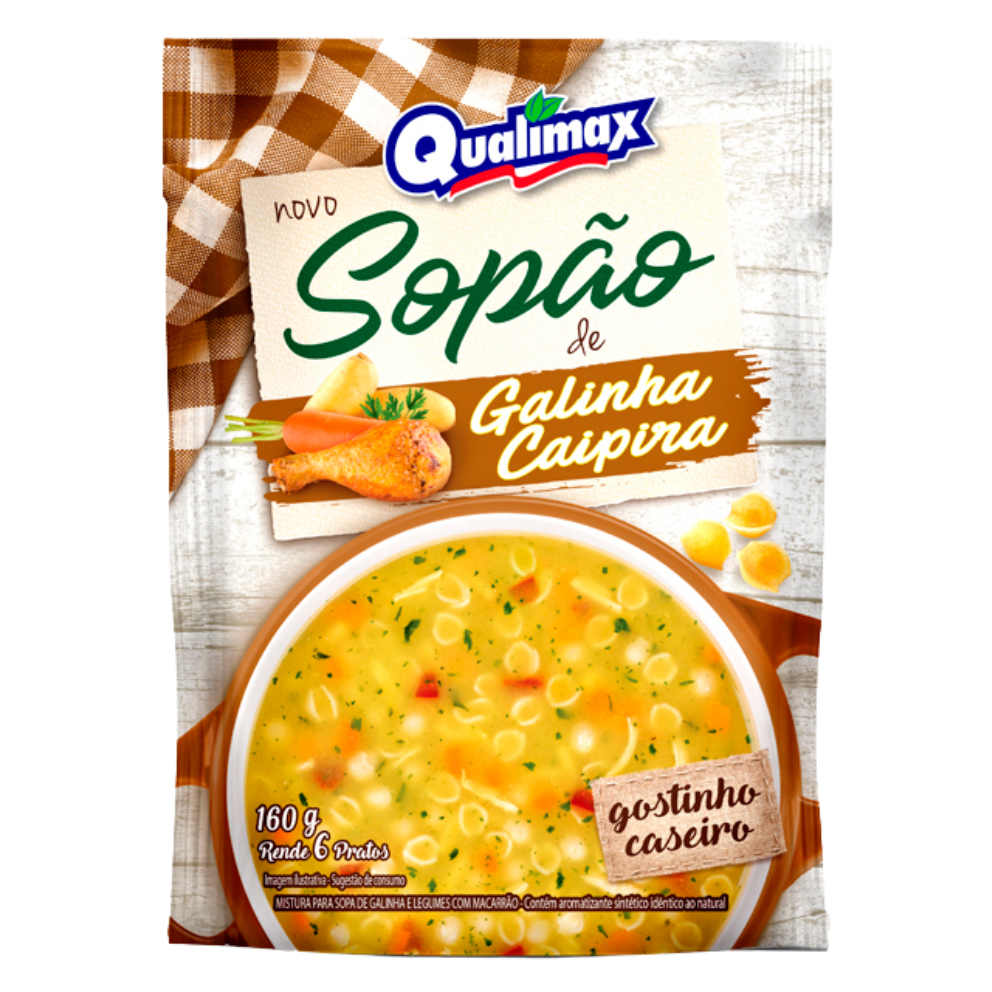 SOPAO QUALIMAX GALINHA CAIPIRA SC160G