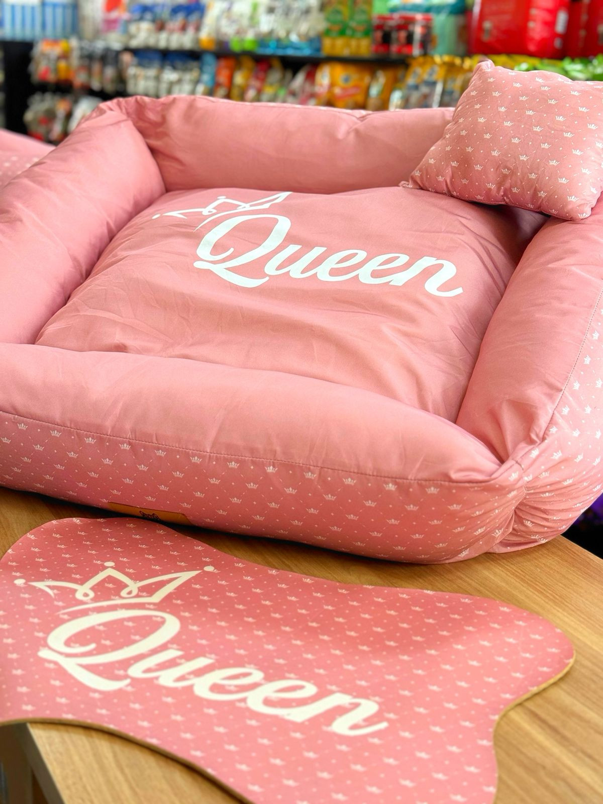 Cama Queen Rosa GG
