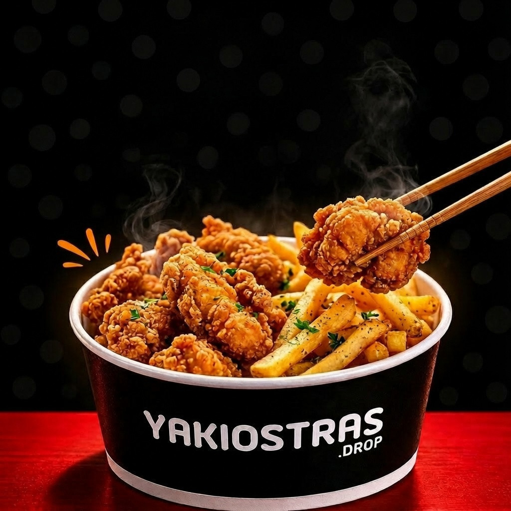 FRANGO CRISPY COM FRITAS