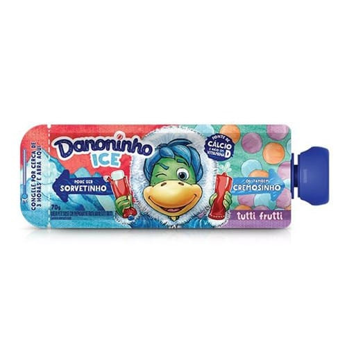 Petit Suisse Ice Sabor Tutti Frutti Danoninho 70g