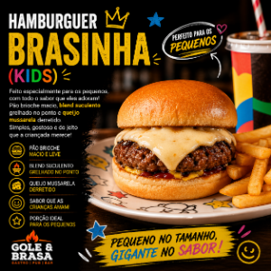 HAMBURGUER BRASINHA (KIDS)