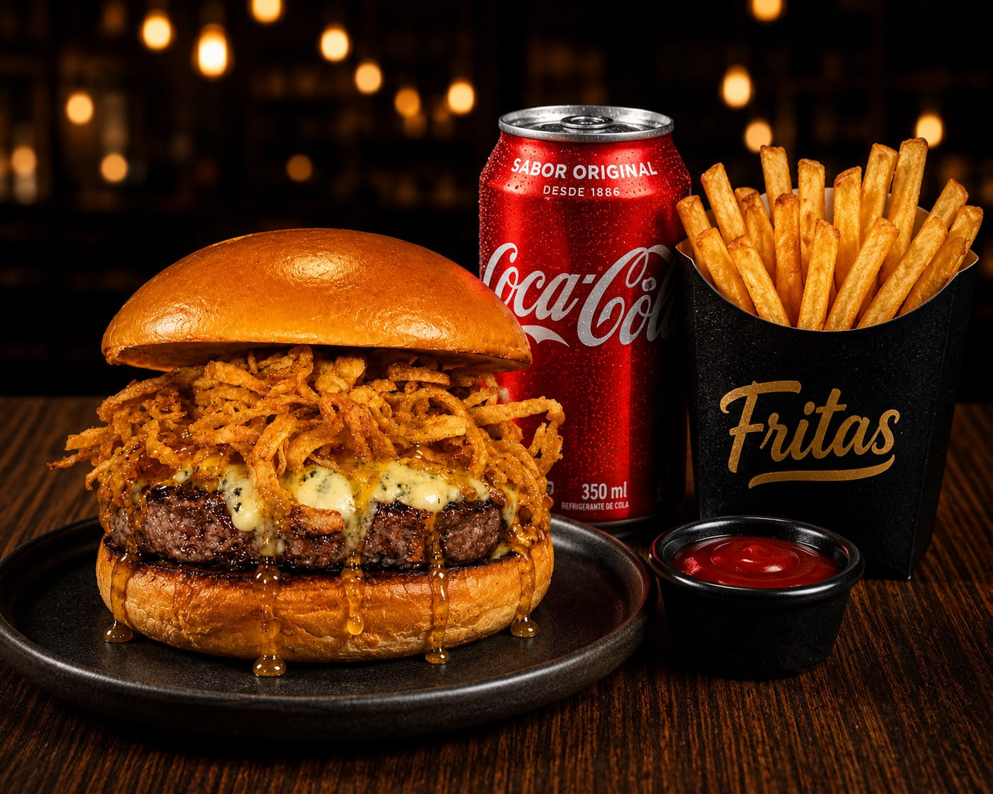 COMBO BURGER HONEY CRISPY           