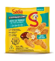 Peito de Frango Empanadissimo Temperado (Sadia) 400g