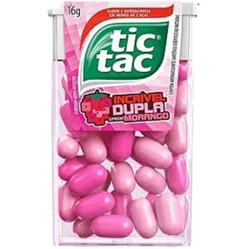 Pastilhas Sabor Morango Tic Tac 14,5g