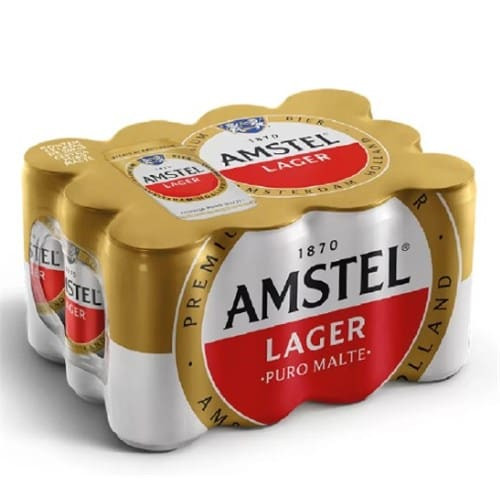 Cerveja Amstel Lager Lata 269ml com 12un