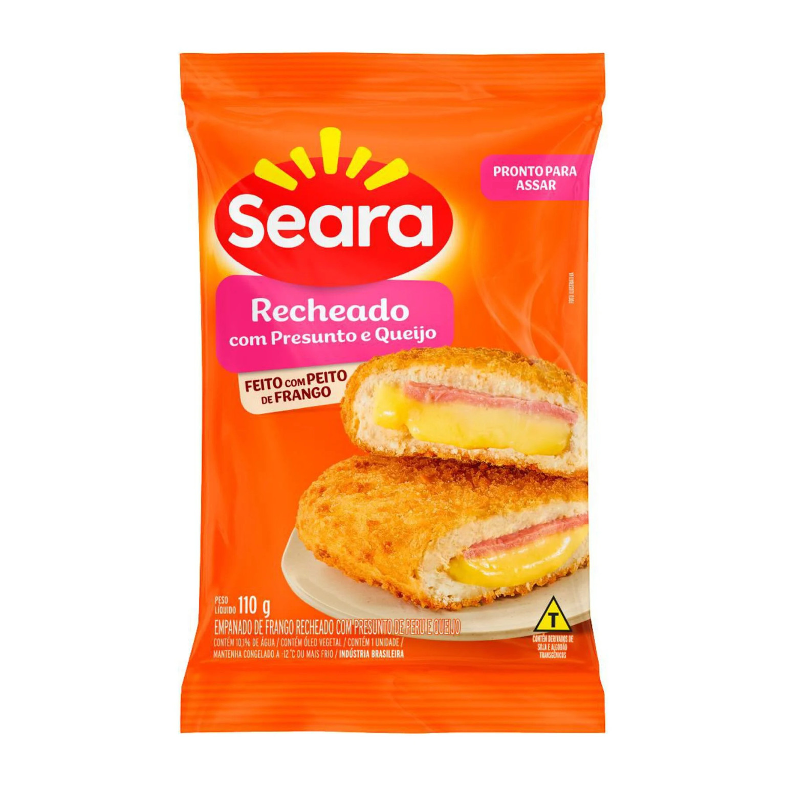 Empanado Seara Recheado Presunto/Queijo  110g