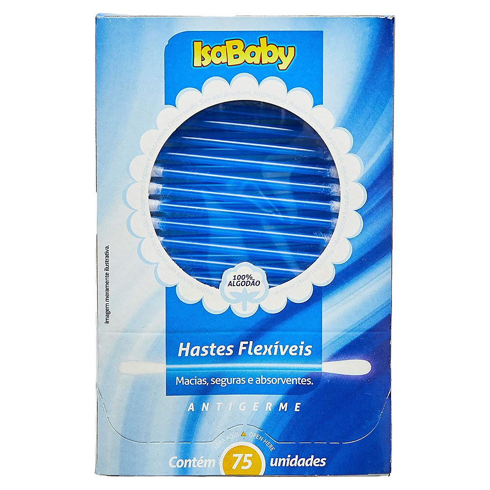 HASTES FLEXÍVEIS ISABABY 75 UND COTONETE