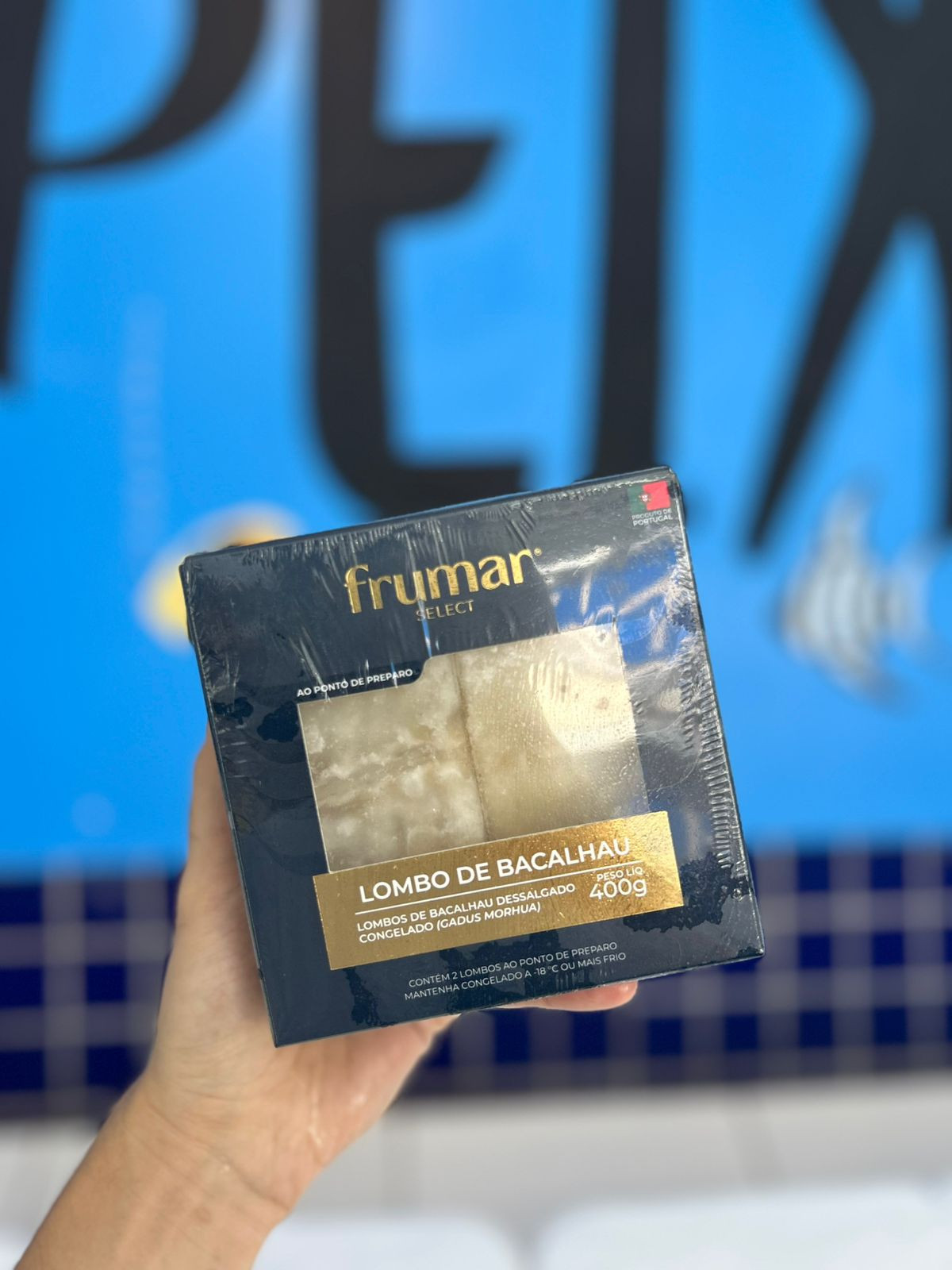 Lombo de bacalhau frumar select 400g