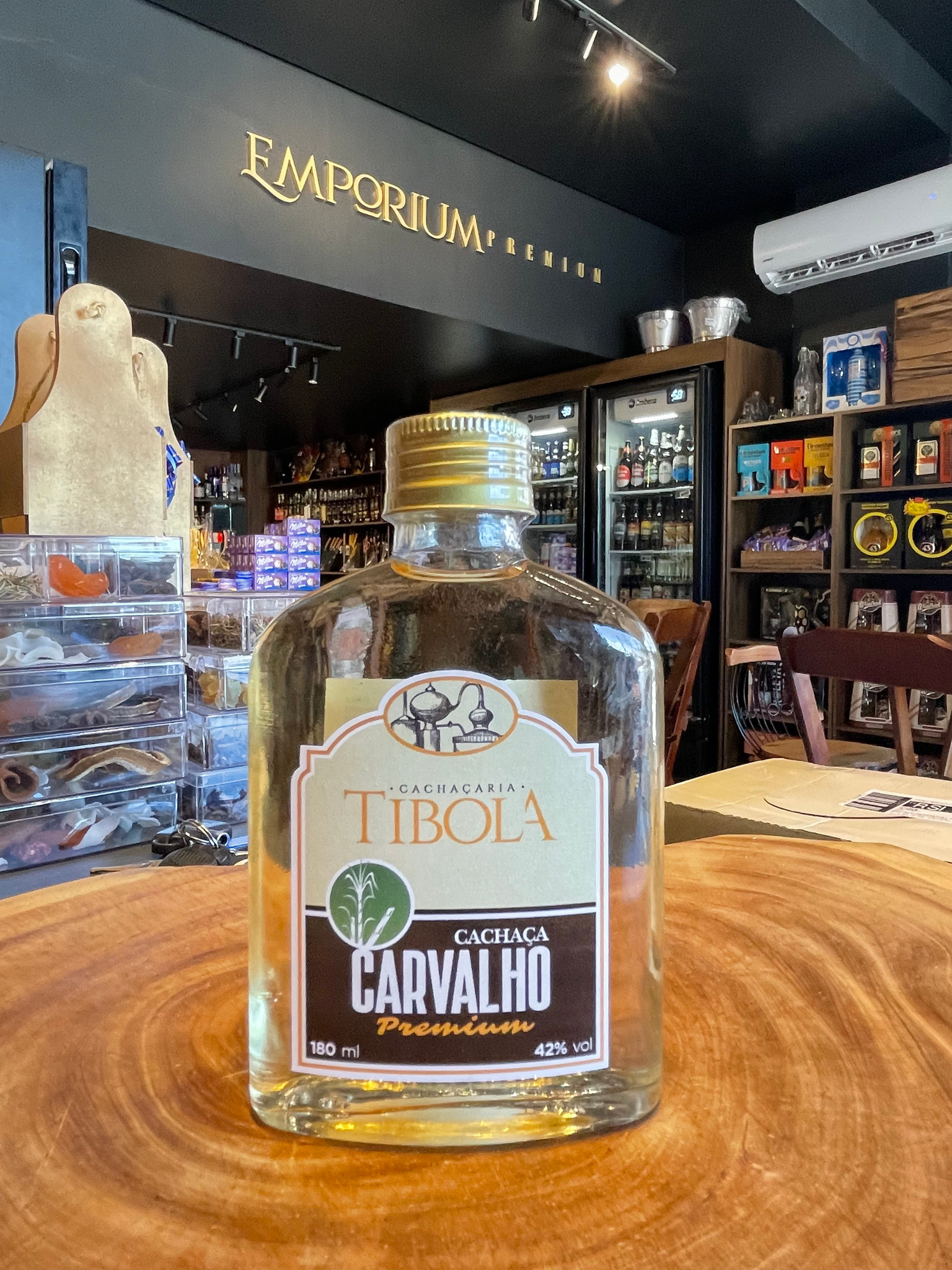 Cachaça Tibola Alambique Carvalho 180ML 