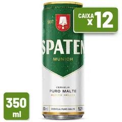 CERVEJA SPATEN LATA SLEEK 350ML