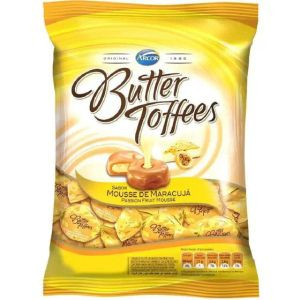 BALA BUTTER TOFFEES MARACUJA ARCOR 100G