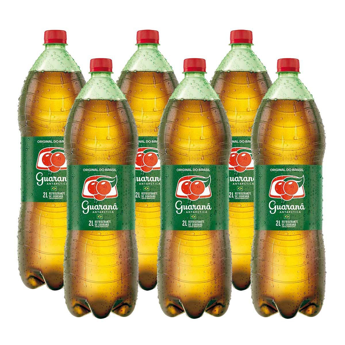 REFRIGERANTE ANTARCTICA GUARANA ZERO 2L PACK 6 UN