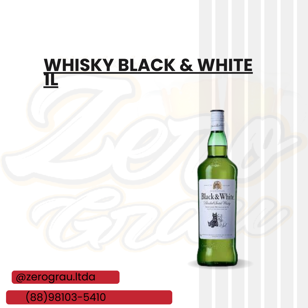 WHISKY BLACK E WHITE GFA 1L