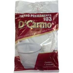 COADOR P/ CAFE D´CARMO FILTRO PERMANENTE 103
