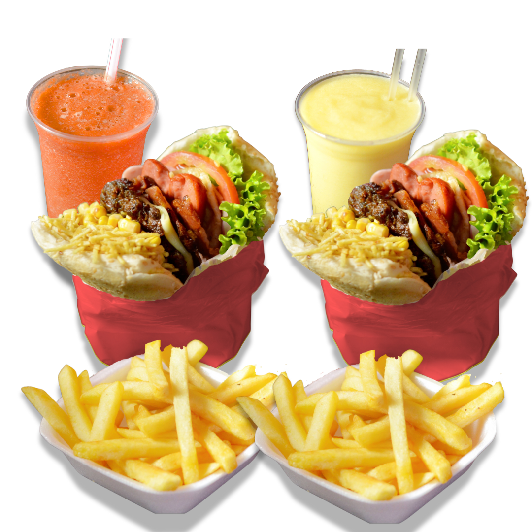2 K-Tudo+2 Suco+2 Batata 150g