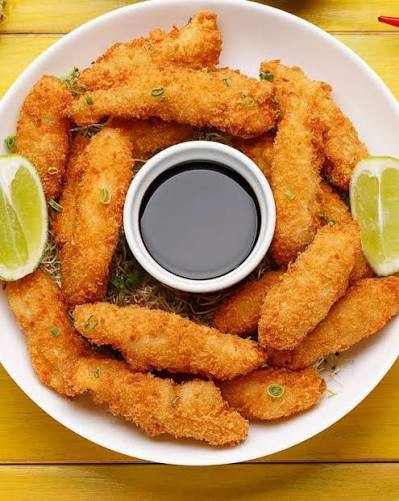 Isca de Tilápia Empanada