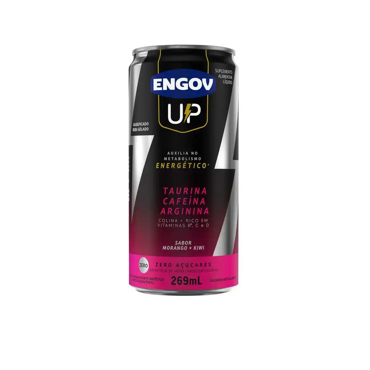 ENERGETICO ENGOV SABOR MORANGO +KIWI 269ML