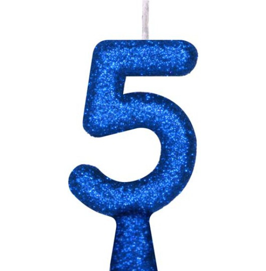 VELA ANIVERSARIO A&F PREMIUM N5 AZUL