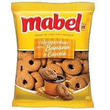 ROSQUINHA MABEL BANANA E CANELA 300G