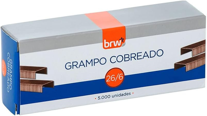 Grampo P/Grampeador BRW 26/6 C/5.000