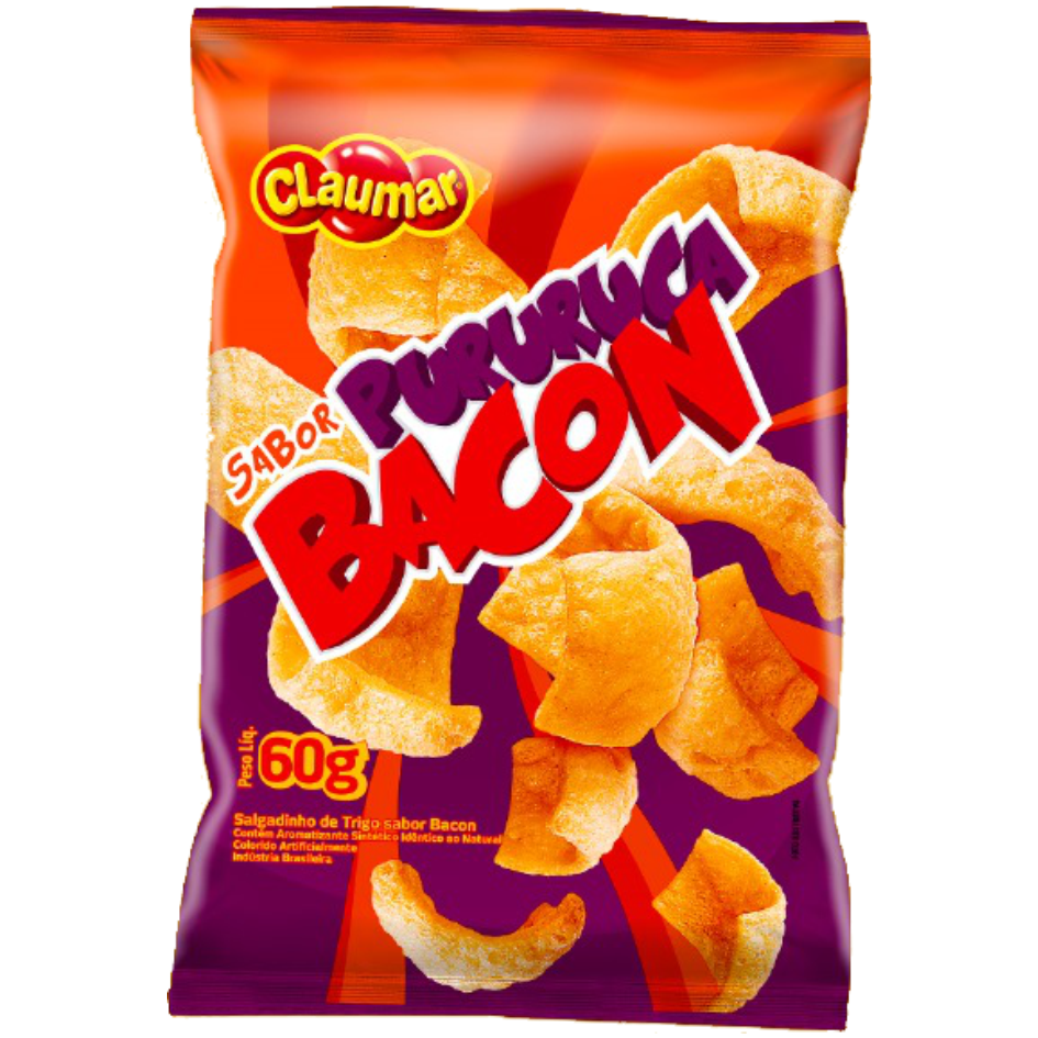 SALGADINHO PURURUCA CLAUMAR BACON 60G