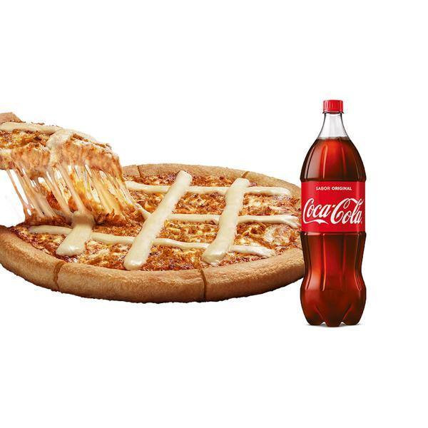 1 Pizza Grande (12 fatias) + 1 Refrigerante 1,5l