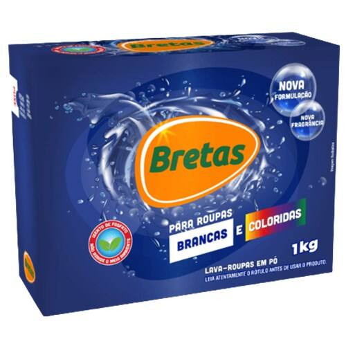 Lava Roupas em Pó Original Bretas 1kg