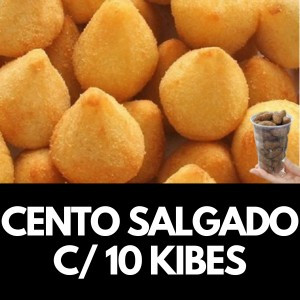 CENTO SALGADO COM 10 KIBES