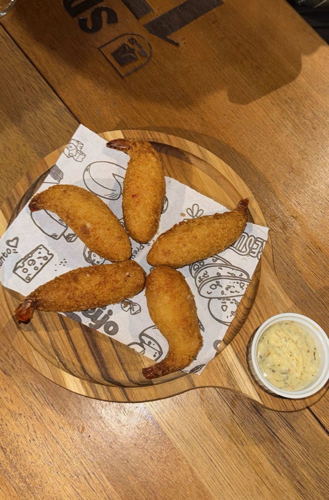 Empanado de camarao
