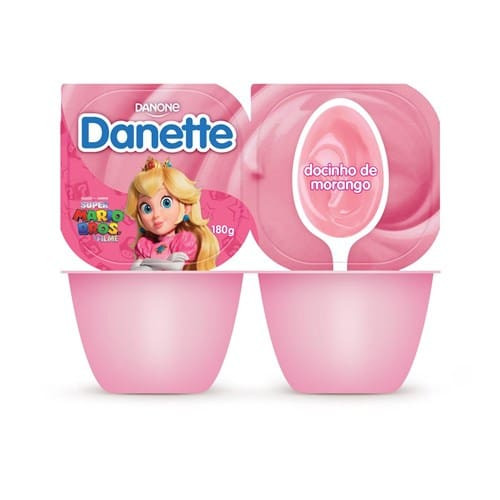 Sobremesa Láctea Sabor Doce de Morango Danette 180g
