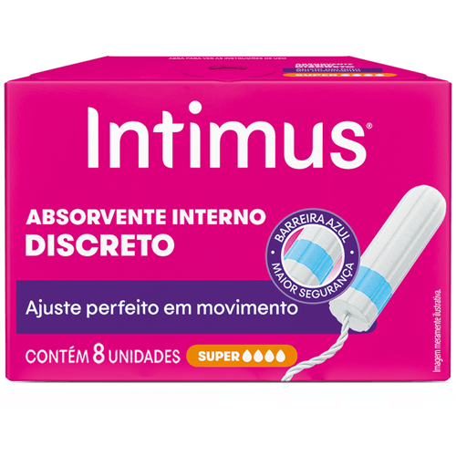 ABSORVENTE INTERNO INTIMUS SUPER 8UN