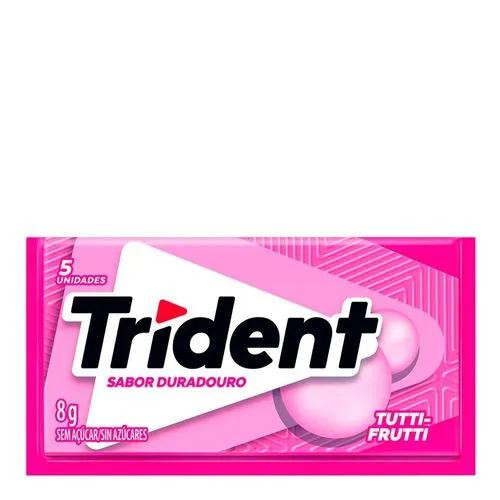 GOMA DE MASCAR TRIDENT TUTTI FRUTT 5UN 8G