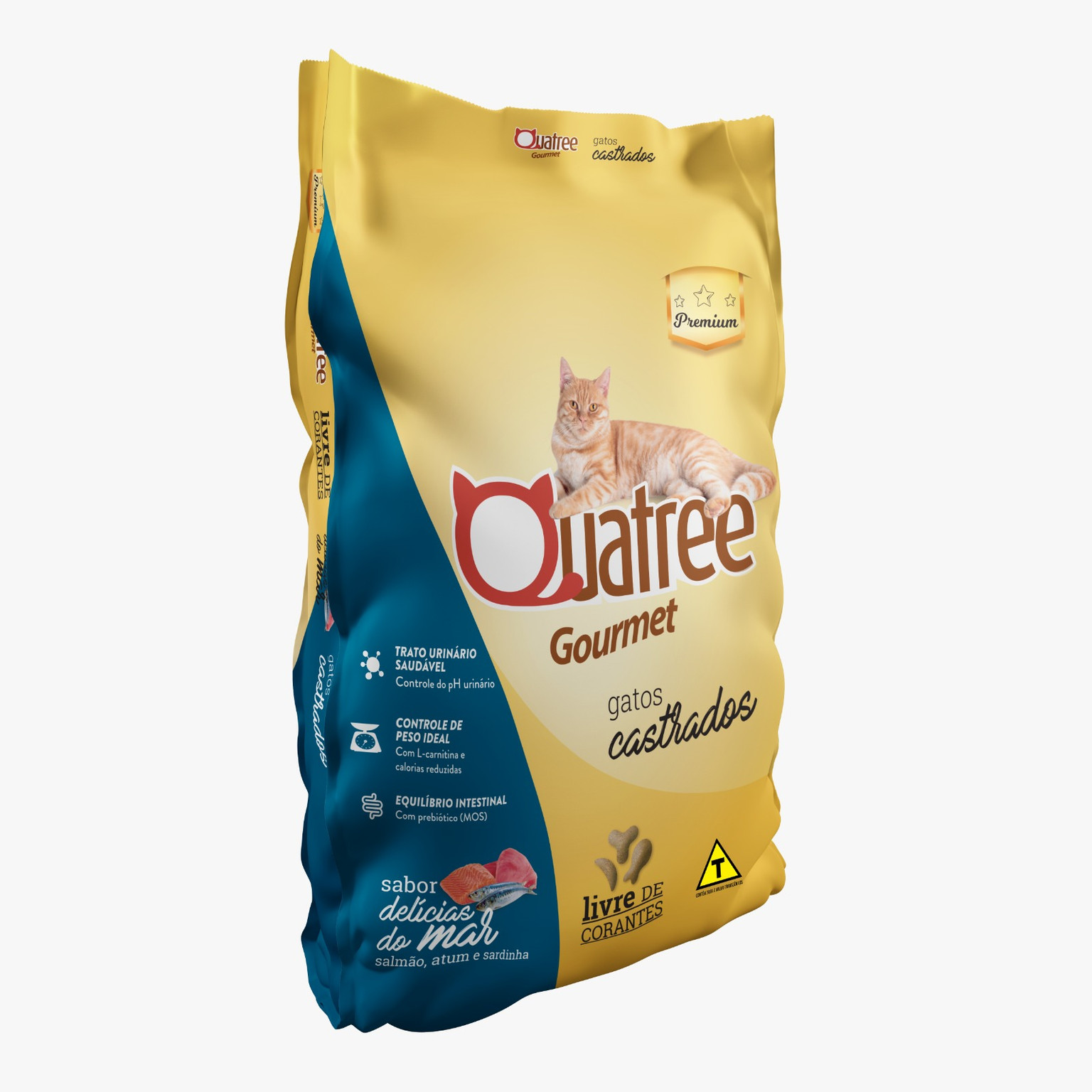 QUATREE GOURMET GATOS CASTRADOS DELICIAS DO MAR 10KG