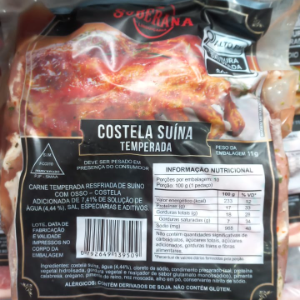 COSTELINHA TEMPERADA 1KG