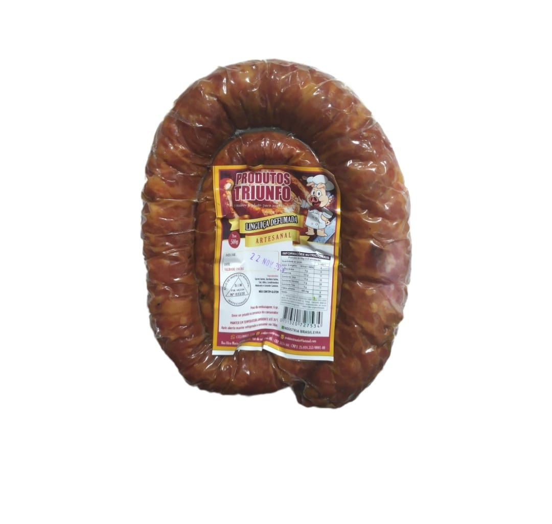 LINGUIÇA DEFUMADA TRIUNFO 500G
