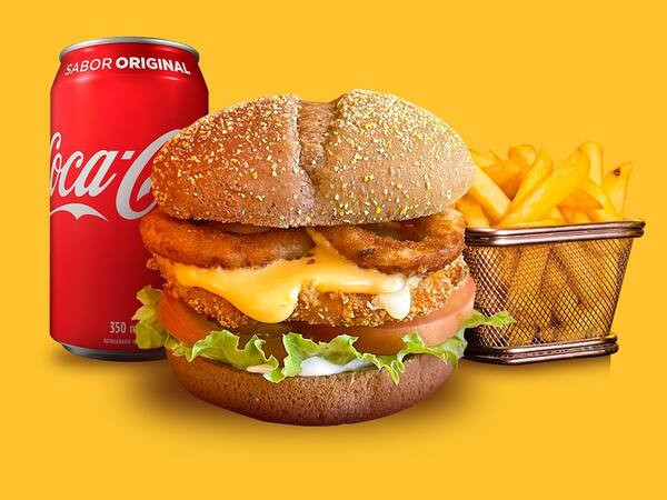 Veggie  + Refri 350ml + Batata