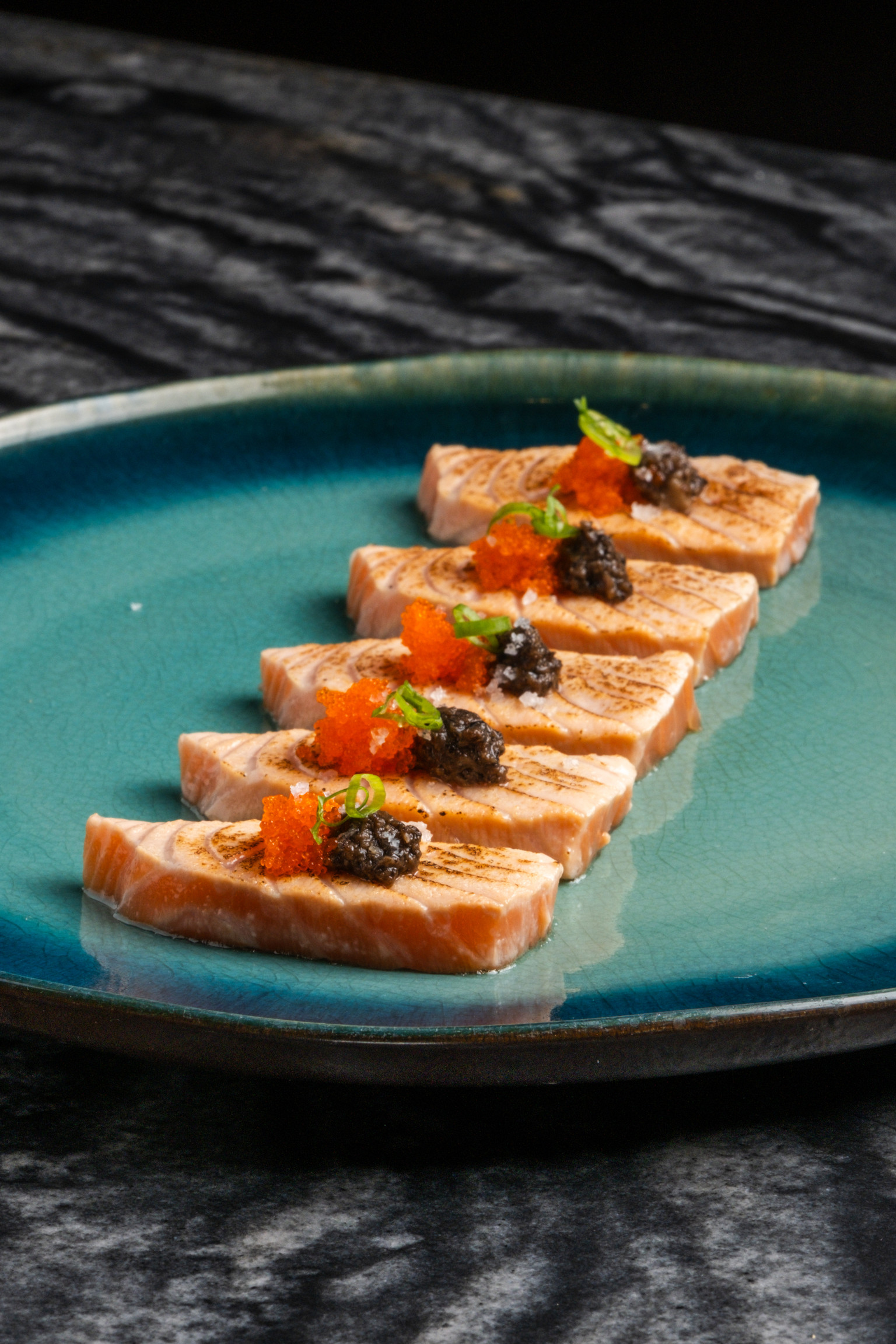 Sashimi de Salmão Trufado