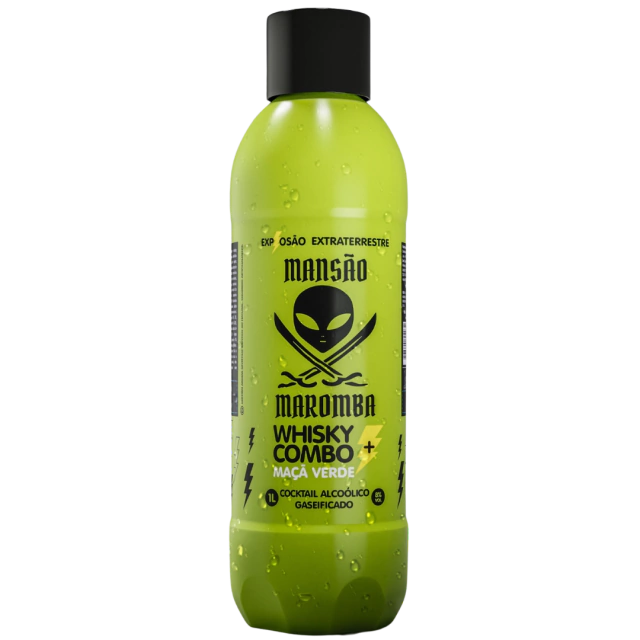 Mansão Maromba -  Whisky c/ Energetico Maçã Verde 1l