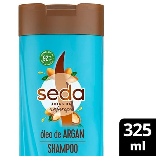 Shampoo Joias da Natureza Óleo de Argan Seda 325ml