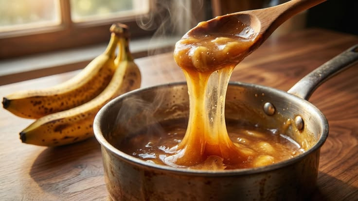 C/ CALDA DE BANANA CARAMELIZADA