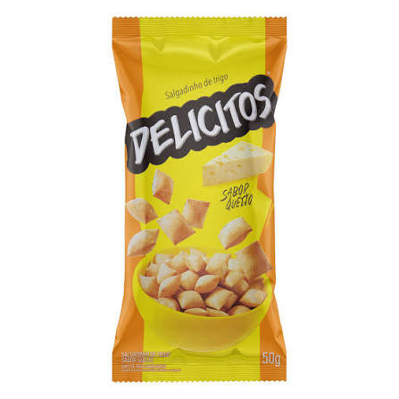 SALGADINHO TRIGO DELICITOS QUEIJO 50G