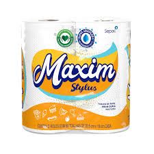 PAPEL TOALHA MAXIM STYLUS 20,5X19CM C/2UN '100 TOALHAS'