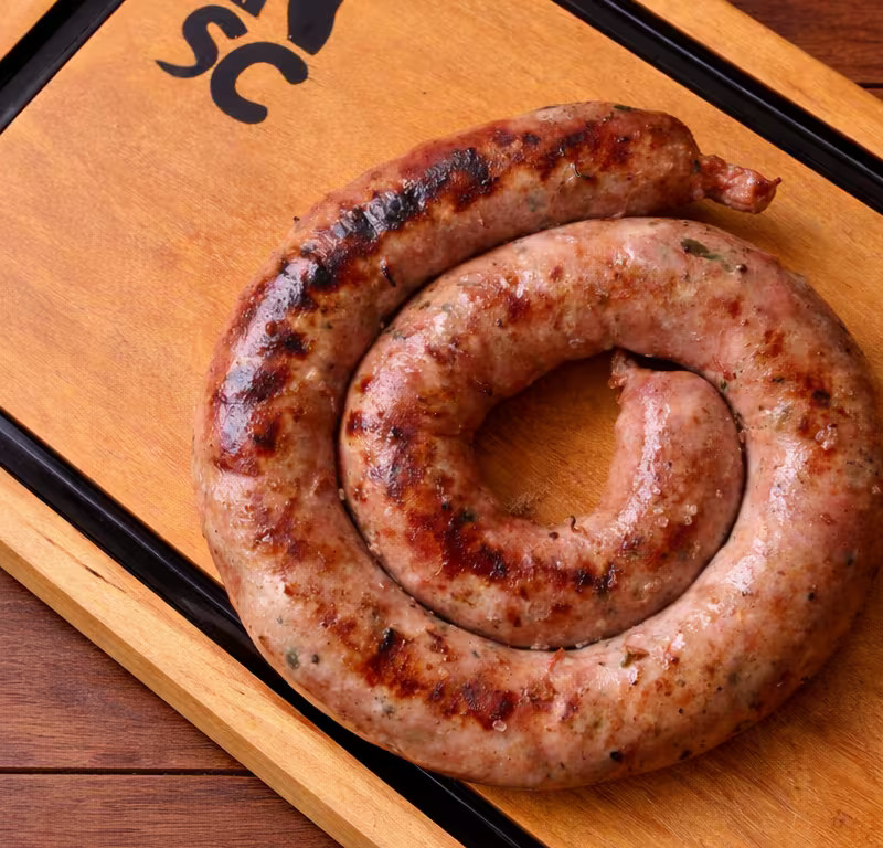 Linguiça de Porco Campeira com Tomate e Cebola