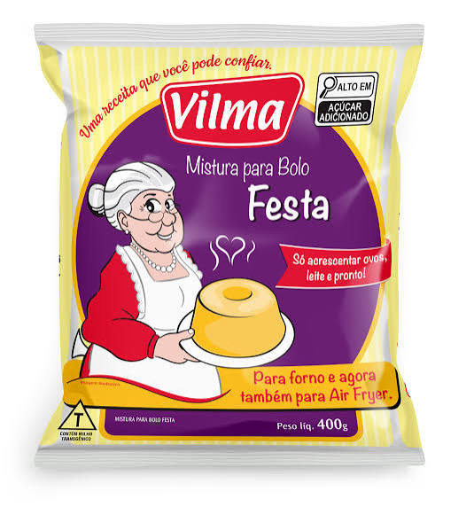 MASSA DE BOLO VILMA FESTA