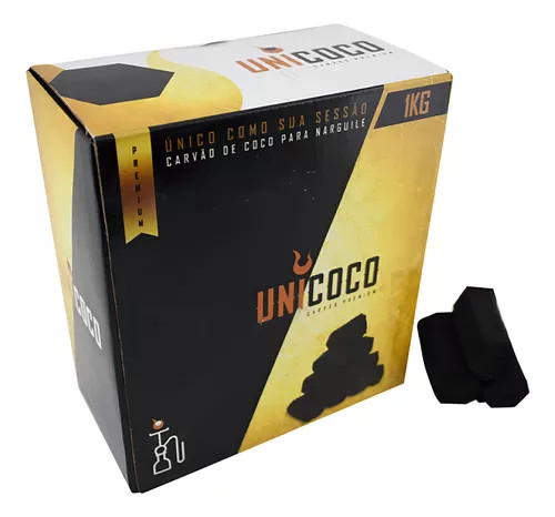 Carvão de Coco Unicoco 1kg