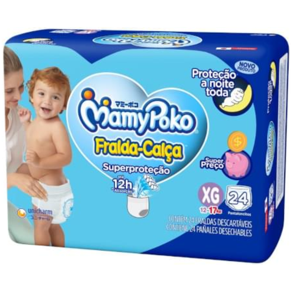FRALDA MAMYPOKO "XG" SUPER PROTECAO C/24UN
