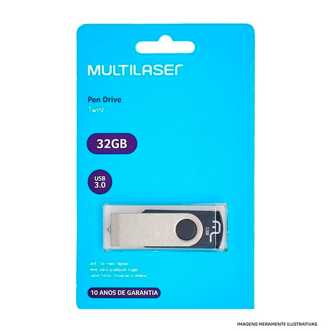 Pen Drive Multilaser 32gb 