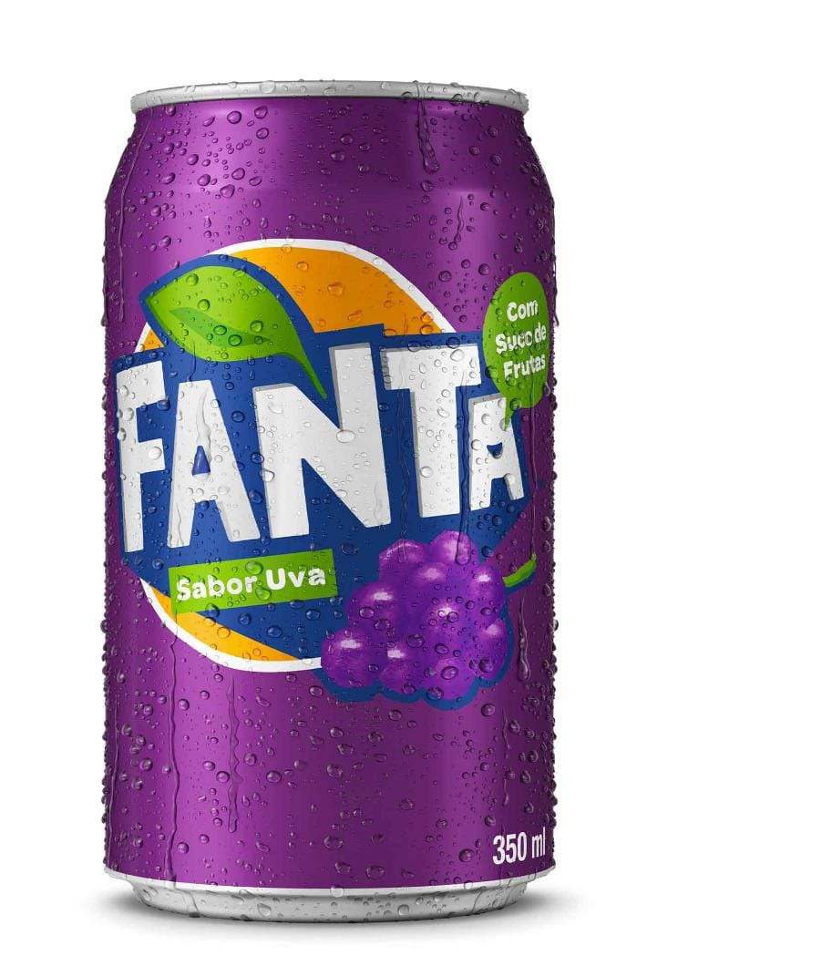 REFRIGERANTE - FANTA UVA LATA