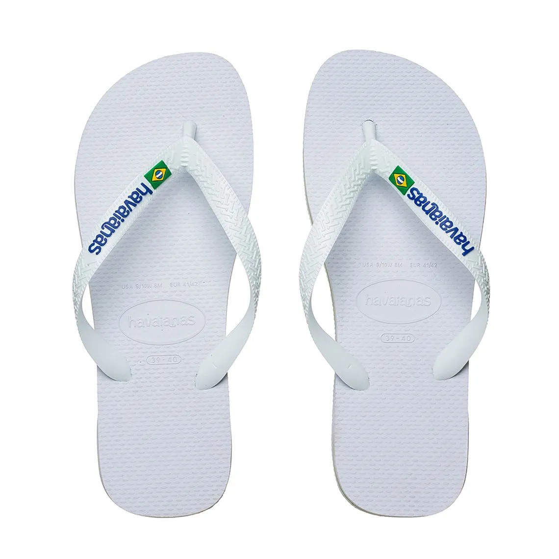 HAVAIANAS BRASIL BRANCO 39/40